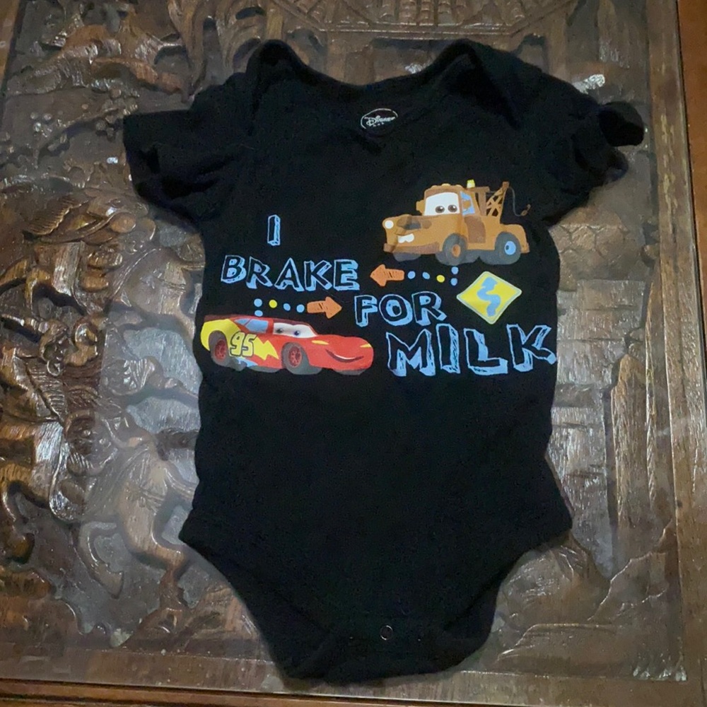 Cars short sleeve onesie